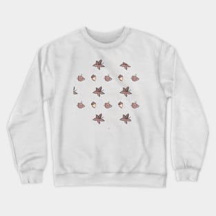 Fall Icons Pattern Crewneck Sweatshirt